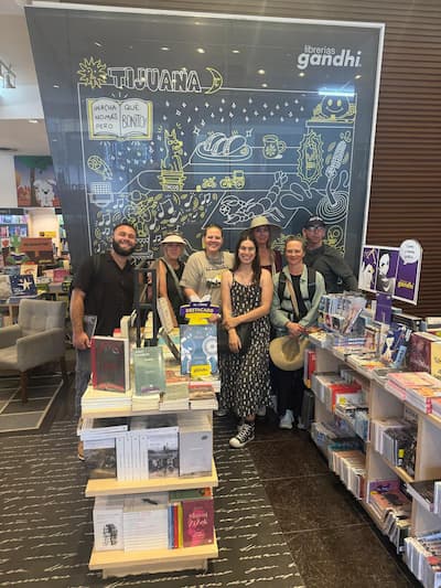 Spanish Immersion Experience in Tijuana July Edition Group Photo at Gandhi Librerias